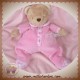 COROLLE SOS DOUDOU OURS BEIGE PYJAMA ROSE