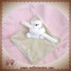 BNP WEEZBEE SOS DOUDOU OURS PLAT BEIGE ECRU