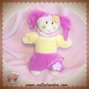 CMP SOS DOUDOU LUTIN HOCHET JAUNE ROSE UN REVE DE BEBE