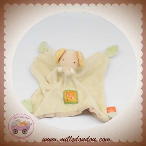 MOULIN ROTY DOUDOU ELEPHANT PLAT ECRU BEIGE LES LOUSTICS SOS