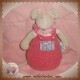 MOULIN ROTY SOS DOUDOU PELUCHE SOURIS LILA ROSE HOCHET