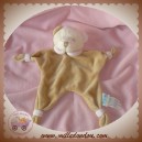 TCF DOUDOU OURS ECRU PLAT ETOILE MARRON BEIGE ROSE