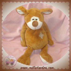 MAXITA SOS DOUDOU SOURIS MARRON BANDANA 