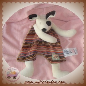 MOULIN ROTY SOS DOUDOU CHIEN JULIUS PLAT RAYE MARRON