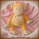 BENGY SOS DOUDOU SINGE ORANGE VERT 27 CM