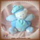 KALOO SOS DOUDOU OURS BLANC LAGOON BLEU POISSON