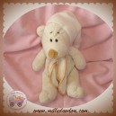 LGRI DOUDOU OURS ECRU ECHARPE BONNET