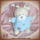 NICOTOY SOS DOUDOU LAPIN ECRU BOULE BLEU ROND