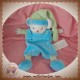 KIMBALOO SOS DOUDOU SOURIS BLANCHE PLAT VERT BLEU