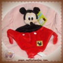 DISNEY SOS DOUDOU MICKEY PLAT MOUCHOIR NOIR ROUGE SIMBA