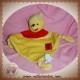 DISNEY SOS DOUDOU OURS WINNIE L'OURSON PLAT JAUNE SIMBA