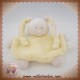 KIMBALOO SOS DOUDOU LAPIN PLAT JAUNE GRIS