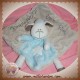 KIMBALOO DOUDOU MOUTON BLANC PLAT BLEU BEIGE TAUPE SOS