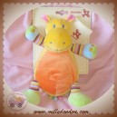 NICOTOY SOS DOUDOU HIPPOPOTAME BOULE JAUNE ORANGE