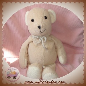 ANNA CLUB PLUSH SOS DOUDOU OURS BEIGE CORDE 30 CM