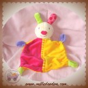 BABY CLUB C&A DOUDOU LAPIN PLAT ROSE ORANGE SOS