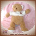 ANNA CLUB PLUSH DOUDOU OURS MARRON PULL ECRU