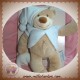 NATTOU DOUDOU OURS BEIGE HAUT BLEU LUNE SOS