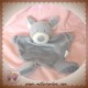 AUCHAN SOS DOUDOU SOURIS PLATE GRISE ECRU