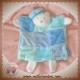 KALOO SOS DOUDOU OURS BLANC LAGOON PLAT BLEU TURQUOISE 