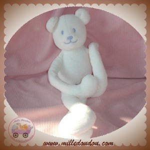 JACADI SOS DOUDOU OURS BLANC STRACH