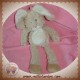 HISTOIRE D'OURS SOS DOUDOU LAPIN ECRU REFLET BEIGE MARRON