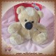 FRIENDS & MORE SOS DOUDOU OURS BEIGE BOUCLETTE NOIR MARRON 9