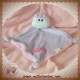 JJA SOS DOUDOU HIPPOPOTAME VERT PLAT VIOLET ROSE BONBON