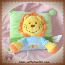 KIABI DOUDOU LION JAUNE COUSSIN VERT P'TITE TRIBU 