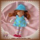 COROLLE SOS DOUDOU POUPEE ROUSSE ROBE BLEU MINI DOUCETTE 