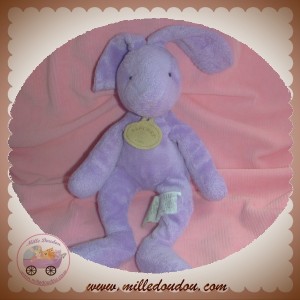 BABYNAT BABY NAT SOS DOUDOU LAPIN MAUVE VIOLET