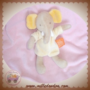 MOULIN ROTY DOUDOU ELEPHANT BEIGE LES LOUSTICS HOCHET