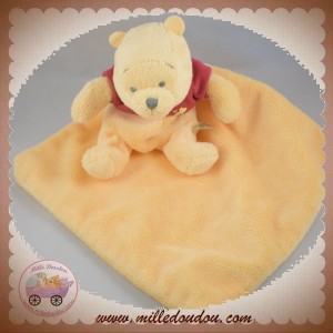 DISNEY DOUDOU WINNIE L'OURSON MOUCHOIR JAUNE SOS