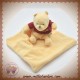 DISNEY DOUDOU WINNIE L'OURSON MOUCHOIR JAUNE SOS