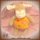 DOU KIDOU SOS DOUDOU CHIEN BEIGE ECRU ORANGE DOUKIDOU