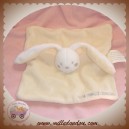 KIMBALOO SOS DOUDOU LAPIN PLAT BLANC JAUNE 1ER DOUDOU