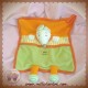 DOUDOU ET COMPAGNIE SOS SOURIS MILIE PLATE VERTE ORANGE