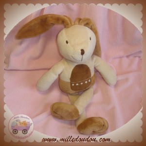 CIAD SOS DOUDOU LAPIN DIFFERENT MARRON BEIGE OEUF 