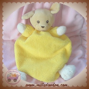 NOUNOURS SOS DOUDOU CHIEN LAPIN BEIGE CORPS JAUNE