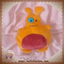 SOS DOUDOU LAPIN QUASI PLAT ORANGE COCARD BLEU