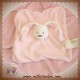 KIMBALOO SOS DOUDOU LAPIN PLAT BLANC ROSE SOURIRE