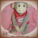 BAYARD SOS DOUDOU SINGE POPI GRIS NOUNOURS