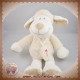 NICOTOY SOS DOUDOU MOUTON BLANC CUIR RETOURNE 