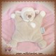 NATTOU SOS DOUDOU MOUTON QUASI PLAT BEIGE COEUR HOCHET