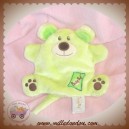 BABYNAT BABY NAT SOS DOUDOU OURS SOURIS QUASI PLAT VERT