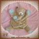 BEBE 9 SOS DOUDOU OURS BEIGE MARIONNETTE ETOILES JAUNE