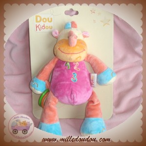 DOU KIDOU SOS DOUDOU RHINOCEROS ROSE FUSHIA 123