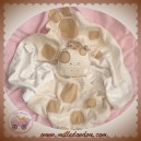 NATURES PUREST DOUDOU GIRAFE PLAT OVAL BEIGE ECRU SOS