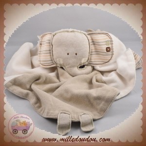 NATURES PUREST SOS DOUDOU ELEPHANT PLAT OVAL BEIGE VERT KAKI