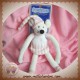 LUMINOU SOS DOUDOU SOURIS ROSE PYJAMA ROBE FLEUR